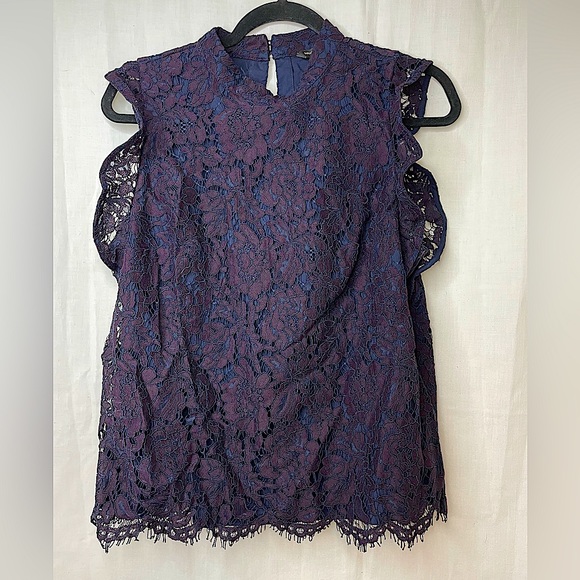 Banana Republic Tops - Banana Republic Lace Tank Top Size PL